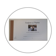 Baptism Certificates (50 x colour)